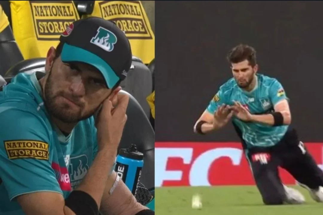 Shaheen Afridi injury scare in BBL while playing for Brisbane Heat