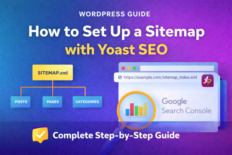 How to set up an XML sitemap in WordPress using Yoast SEO with Google Search Console integration